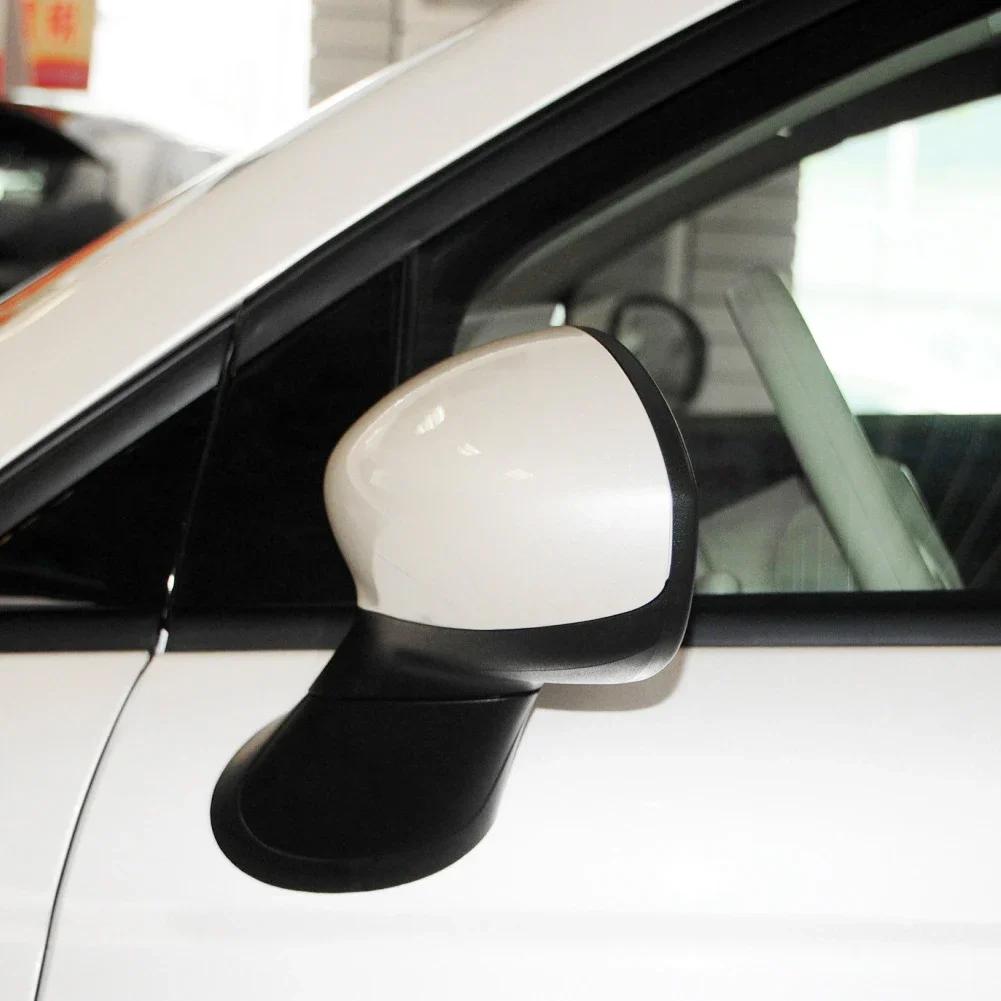 Capa de espelho retrovisor L/R para Fiat Grand Punto Capa de espelho retrovisor preta para porta lateral de carro Tampa de retrovisor 735596884 735539385
