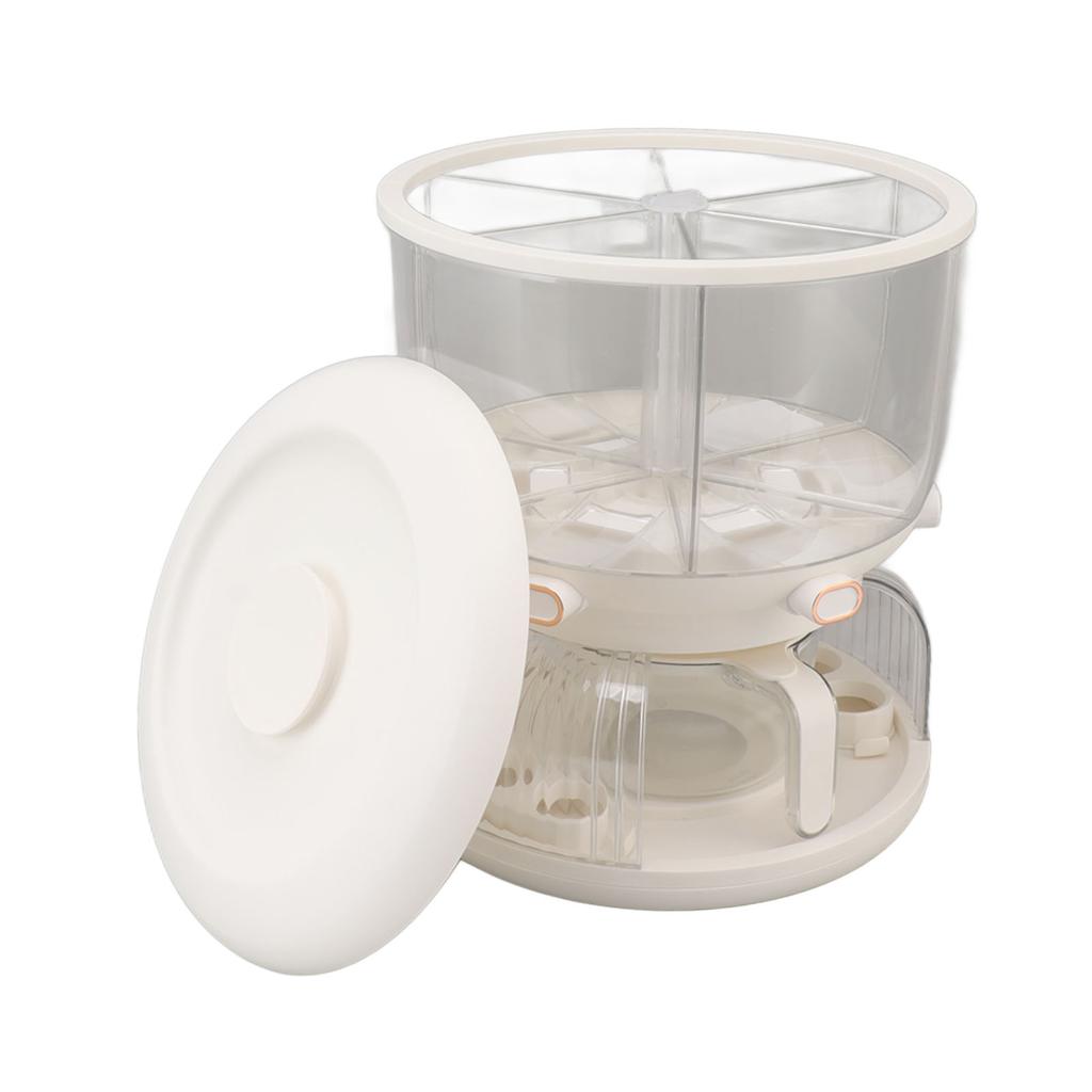 360 Degree Rotating Grain Storage Food Dispenser Rotating Rice Grain Dispenser Storage Container