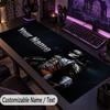 Custom Text Big Mousepad, Extended Desk Pad For Laptop Work GamePredator