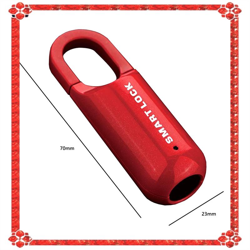 Consegna 24 Ore Lucchetto con Impronta Digitale M01 Serratura Intelligente Antifurto Senza Chiave Ricaricabile USB Sicurezza Per Casa Bicicletta Armadietto