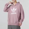 Adidas Originals Logo Print Lässiger Hoodie Langarm Sweatshirt Herren Oberteile Lila HC1950