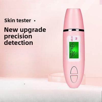 Tester di umidità della pelle 2-in-1 Aggiornato, Strumento per il rilevamento dell'umidità con agente fluorescente, Penna per test dell'olio della pelle