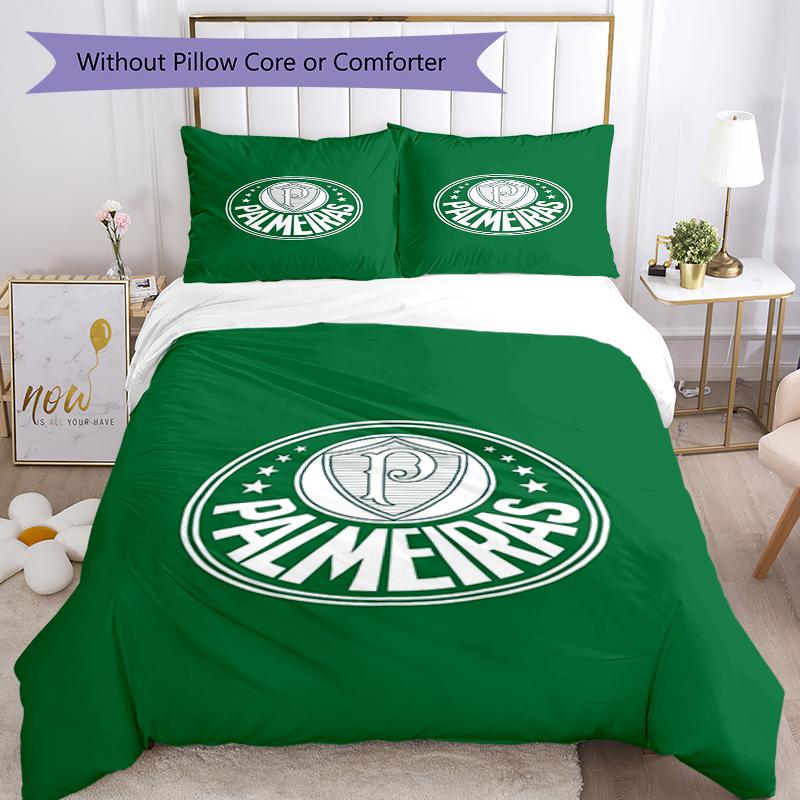 3pcs Palmeiras Bedding Set Duvet Cover Closure Includes 1 Duvet Cover & 2 Pillowcases, Soft and Comfortable for All Seasons.