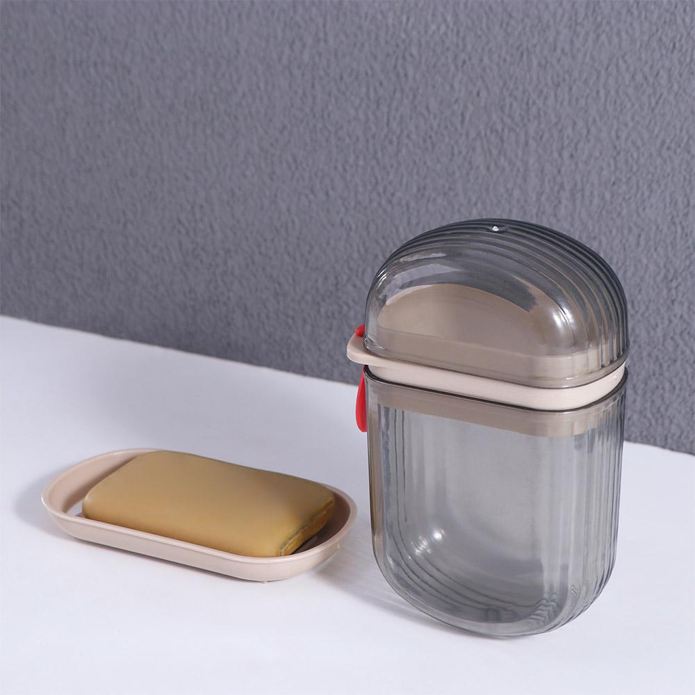 

Portable Travel Soap Box Transparent Soap Case Organizer Tray Soap Dish Home Soap Dish