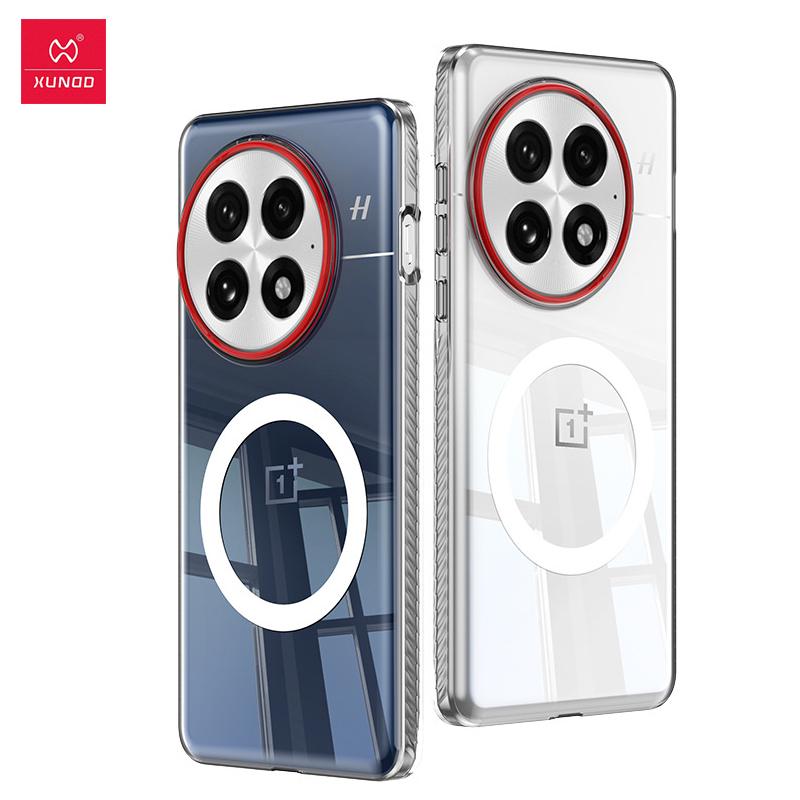 

Чехол XUNDD для OnePlus Ace 5 Pro OnePlus 13 13T 13R Чехол Прозрачный Прозрачный Корпус Ультратонкий Не желтеющий ПК Чехол для телефона С магнитным кольцом For OnePlus 13T чистый