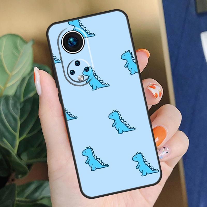 Cute Dino Case For Honor 200 Pro X9b X9a X8b X8a X8 X9 X9c 50 70 90 Lite Honor Magic 5 6 7 Pro Cover