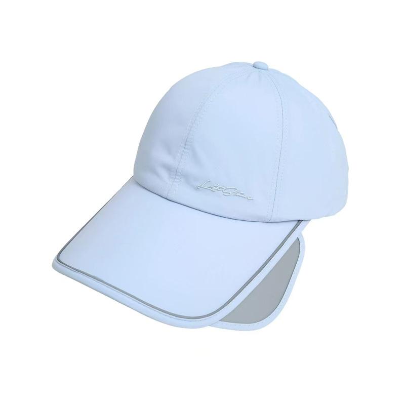 Summer retractable brim sun protection cap men and women breathable UV protection outdoor quick drying sun hat folding bucket hat