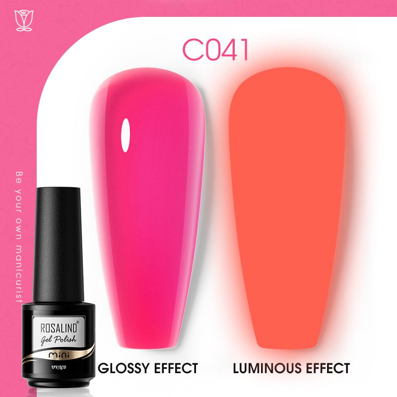 ROSALIND Gel Nagellack Soak Off UV LED Nails Art Design Lack Semi Permanent Gele Lack DIY Maniküre