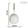 Kitchen Colander, Kitchen Household Large Plastic Drain Long Handle Spoon, Salvage Noodle Dumpling High Temperature Resistant Colander