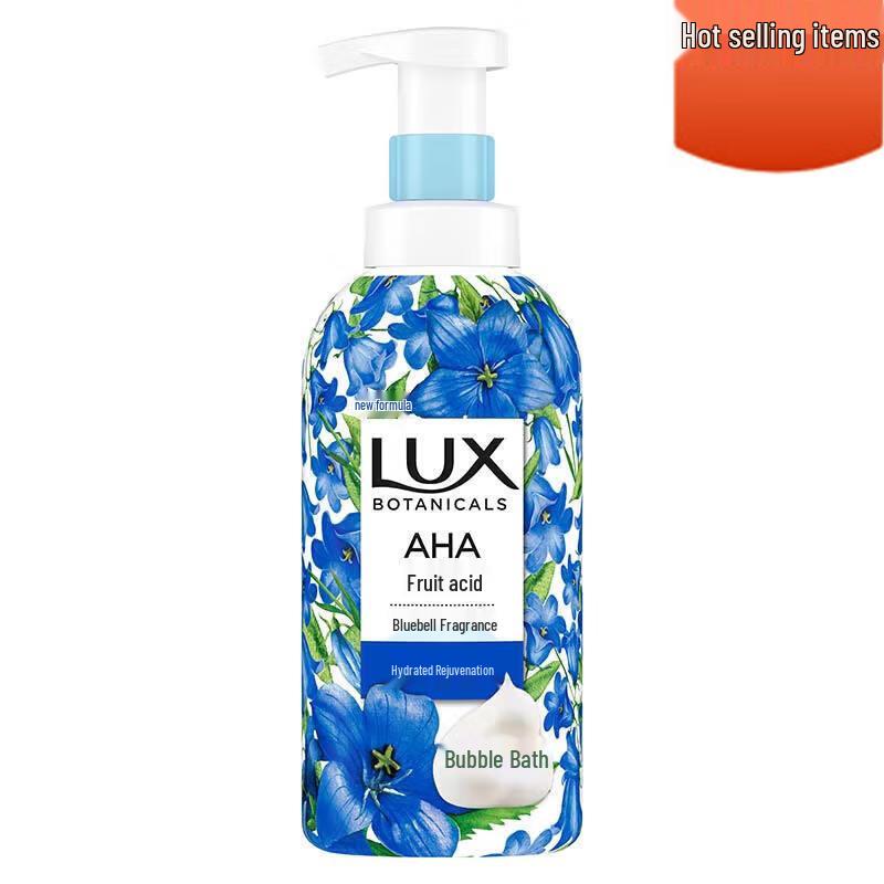 lux Hydrating Blue Wind Chime Foaming Body Wash