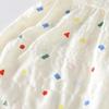 Baby Mädchen buntes Blumenmuster Kleid ärmellos Rüschenkragen Kleinkind Sommer lässig A-Linie Baumwollkleid für Kinder Kleidung