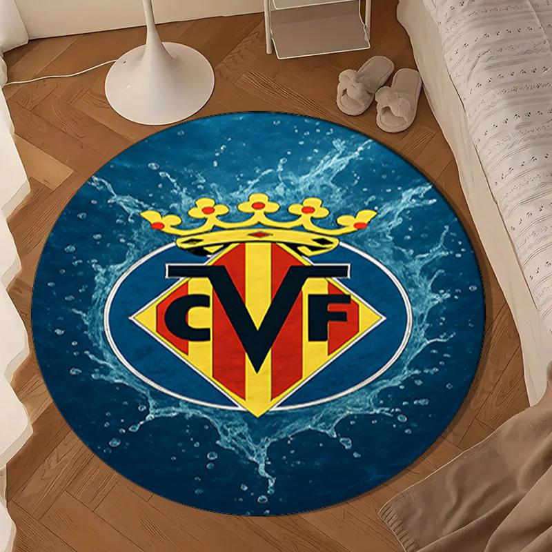 CF Football Emblem Round Mat Home Decor, Chair Rug For livingroom,Bedroom, Doormat Home Decor Birthday Gift Christmas Gifts