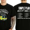 Simple Plan Sc00by D00 Turnédatoer 2025 Dobbeltsidig T-skjorte