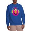 Sesame Street Unisex Adult Telly Monster Nutcracker Christmas Sweatshirt