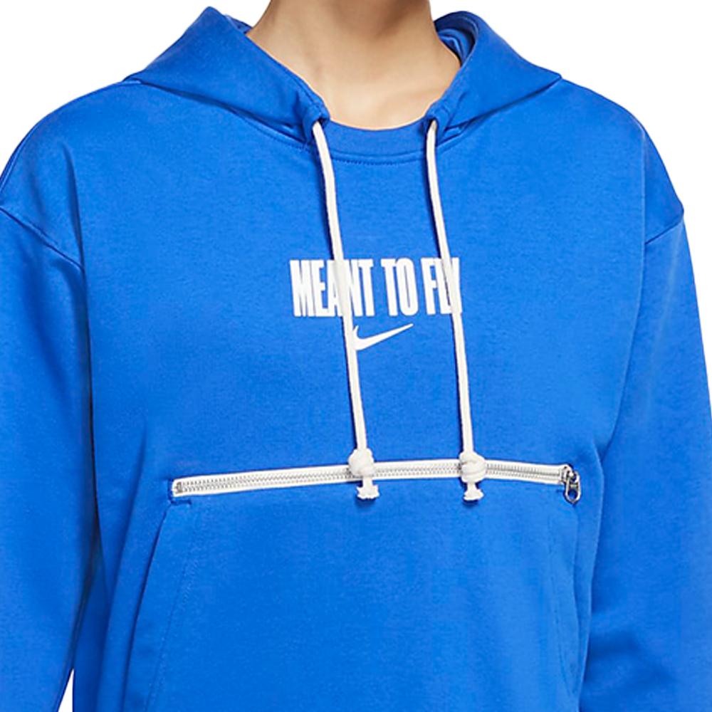 Nike Sweatshirts Women's Royal Blue Hooded Moderate Regular CZ6601-405
