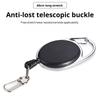 4pcs Fishing Retractable Keychain Creative Easy Pull Button Keyring Anti Loss and Anti-theft Outdoor Climbing Buckle Retractable