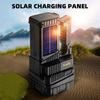 Solar Energy High Power LED Flashlight Type-C Rechargeable Strong Light Lamp Waterproof For Outdoor Camping Hiking