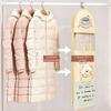 Visible Clothes Dust Cover Large Capacity Space Saving Compression Hanging Bag Protective Dust-proof Down Jacket Storage Bag