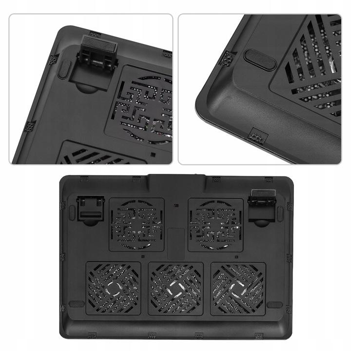 Laptop hűtőpad csendes 3 működési mód 2xUSB 12-17"