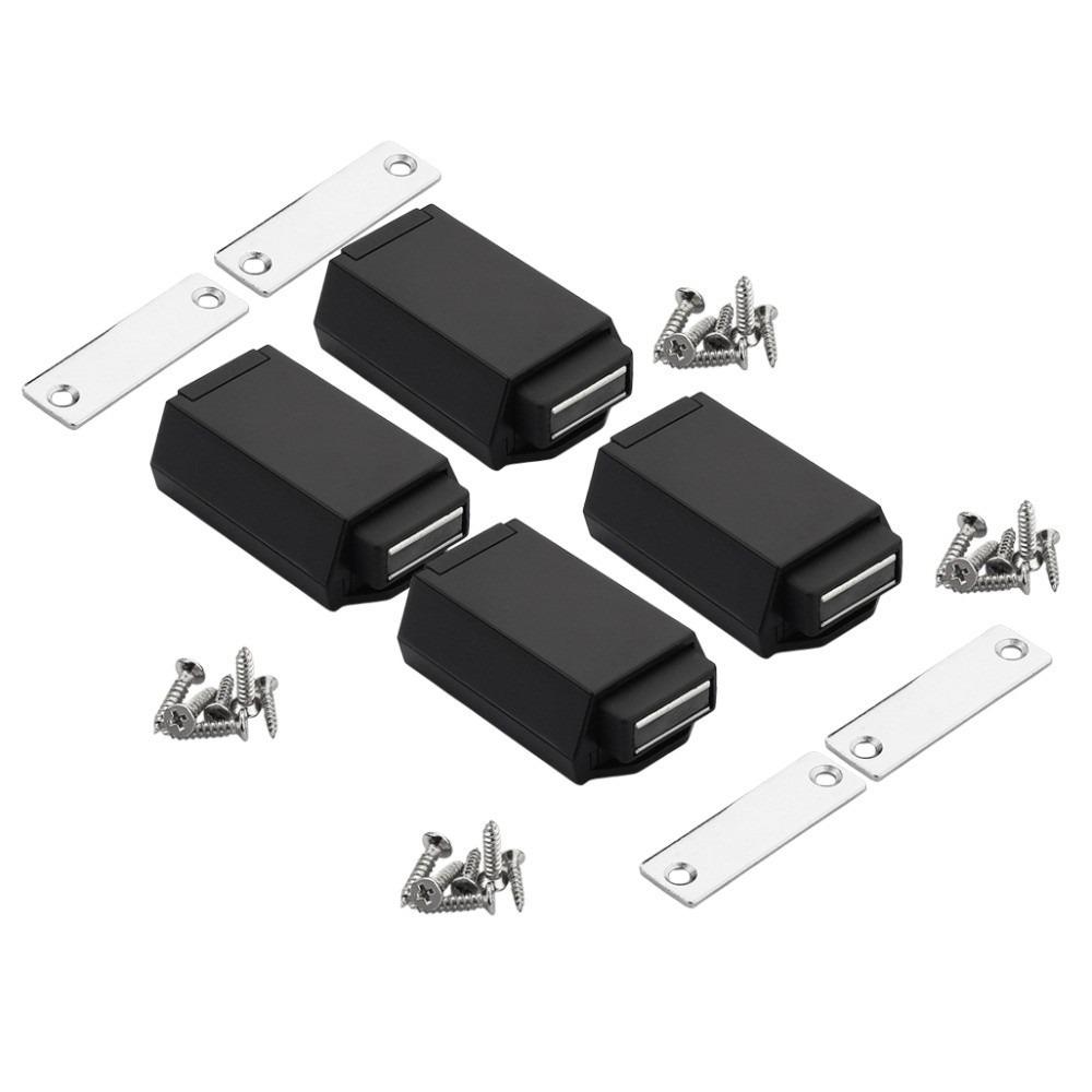4pcs Push To Open Magnet Cabinet Catch Press Snap Cabinet Door Rebounder DIY Supplies