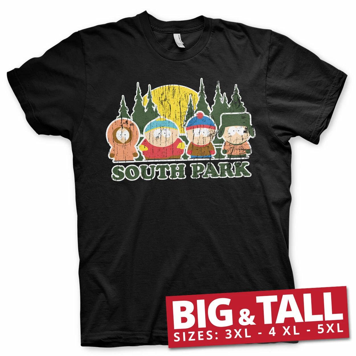 

Officially Licensed South Park Distressed BIG & TALL 3XL, 4XL, 5XL Men s T-Shirt XL