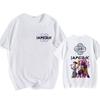 Loose Crew Neck Short Sleeve T-Shirt K Pop Demon Hunters Hunter Group Print Base Layer Top