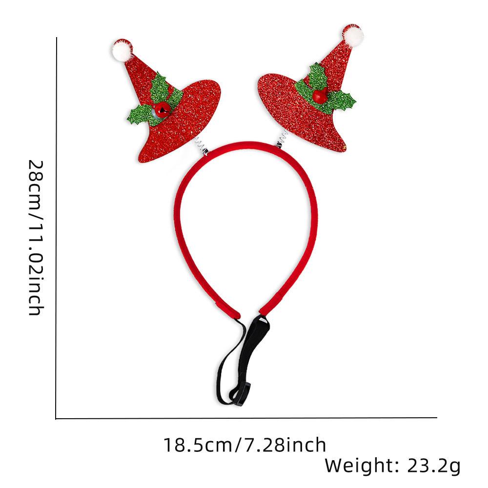 Чарівна різдвяна колекція пов'язок на голову для домашніх тварин з яскравими святковими кольорами для собак