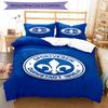 3pcs Football Team (48) Design Cover Set - HD Printed Bedding with 1 Cover and 2 Pillowcases - Perfect for Home and Dorm Decor