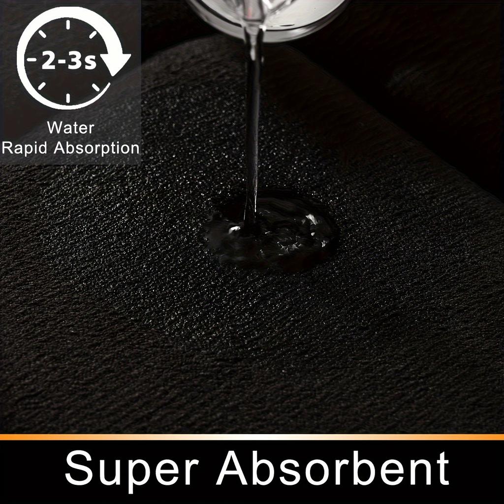 [Thick Soft Flannel Bath Mat] Non-Slip Bath Mat, Thickened Irregular Shape, Soft Flannel, Hand-Wash Only, Cartoon Pattern, Low Pile, Polyester