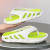 Fashion Comwarm 2024 Beach Slippers For Men Thick Bottom Flip Flops Men Fashion Casual Summer Sandals Men Home Non-Slip Bathroom Slides