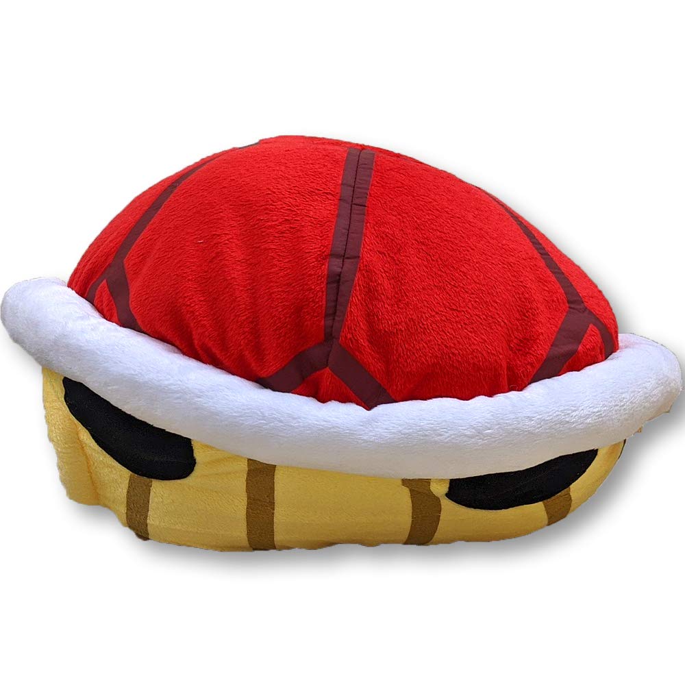 Super Mario Extra Large Turtle Shell Plush Toy, 35cm (Red Shell)