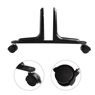 Glass Holder Divider Movable Wheel Aluminum Alloy Brake Function Long-Term Use Space-Saving Room Layout Changes
