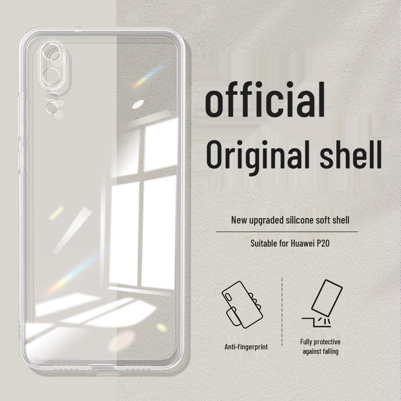 Huawei P20 Liquid Silicone Phone Case - Full Coverage, Drop Protection, Solid Color, Skin-Friendly, High-End Design