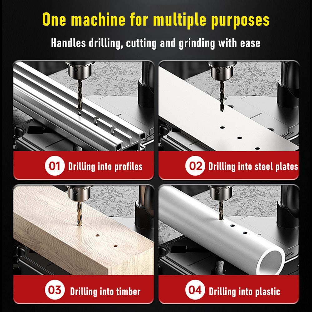 Multifunctional Bench Drill Press Stand High Precision Electric Drill Mount Duty Drill Stand for Home Use & Industrial Workshop