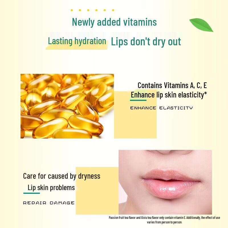 Mentholatum Fruit Ice Lip Balm Apple Flavor + Hearttex Wet Wipes