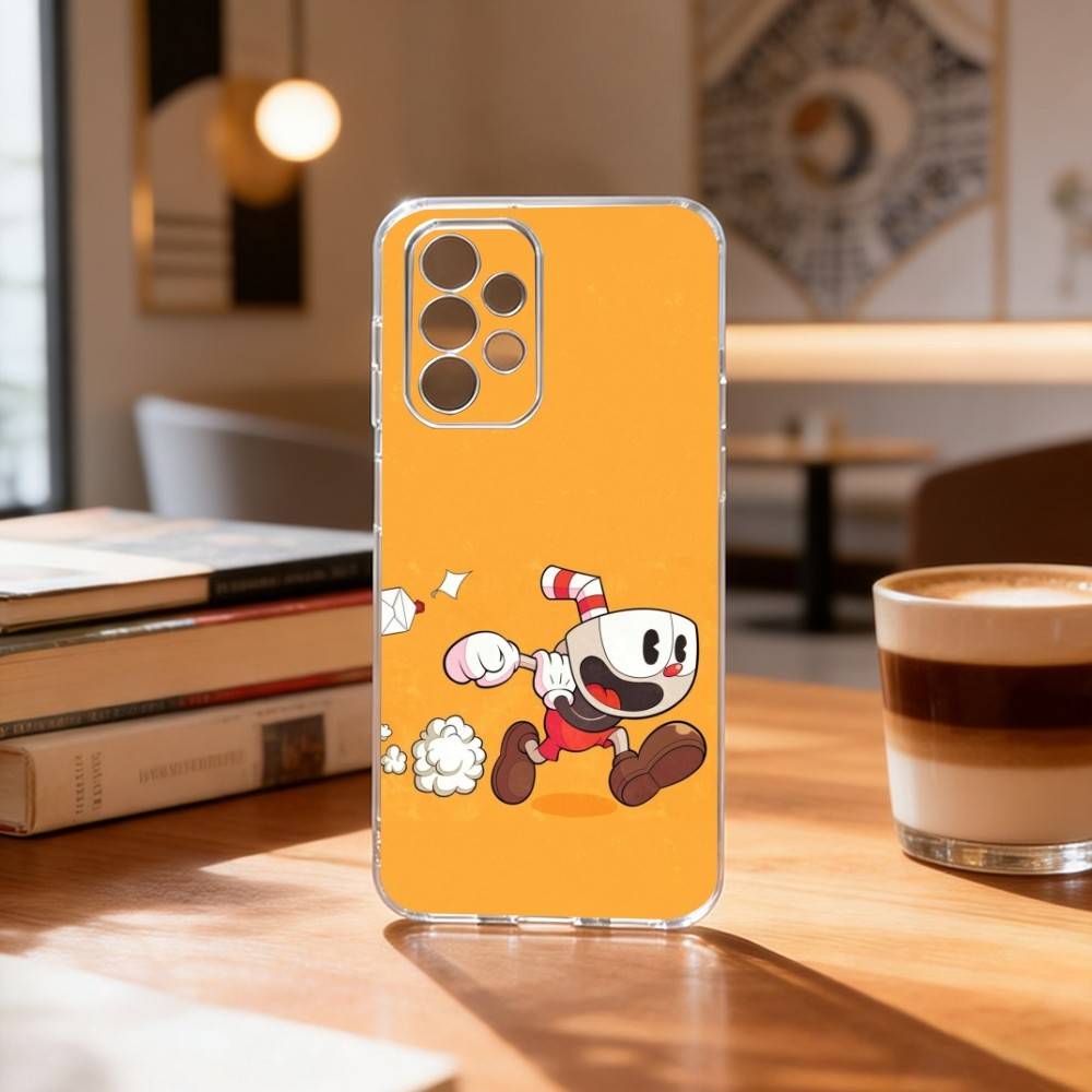 C-Cuphead P-Popular Phone Case For Samsung S25,S24,S21,S22,S23,S30,Ultra,S20,Plus,Fe Transparent Cover