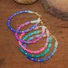 Lavender Ethiopian Opal Bracelet: Sterling Silver Birthstone Jewelry