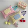 Cartoon Animal Flip Cover Tissue Box Wet Wipes Case Car Hanging Bag Paper Holder Storage Removable Napkin Storage Hanging Box