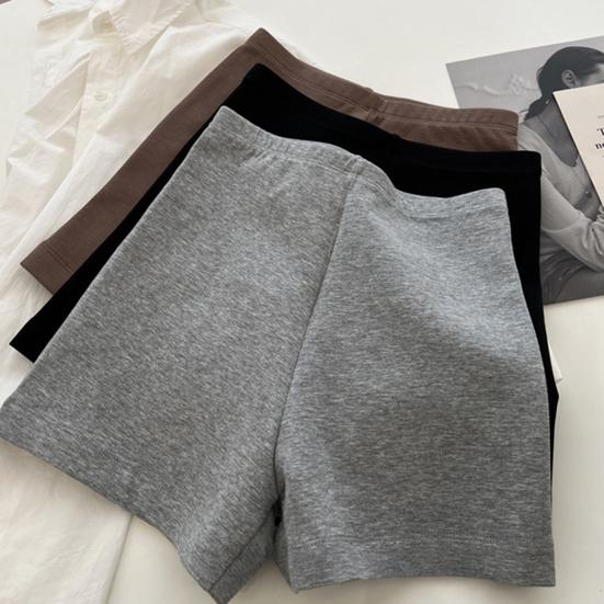 Women Casual Shorts Elastic High Waist Yoga Shorts Hip-Cover Design Versatile Sport Athletic Bottoms