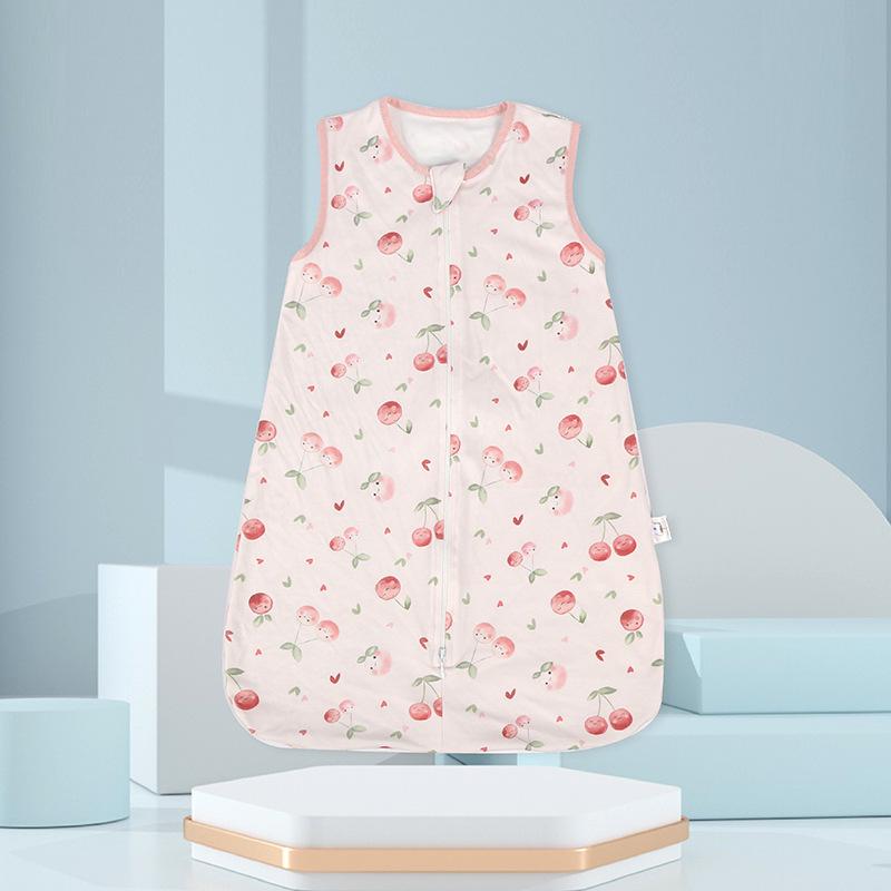 Summer Gauze Baby Sleeping Bag - Newborn Anti-Kick Sleeveless Quilt Vest for Air-Conditioning