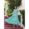 Women Bollywood Anarkali Printed Cotton Rayon Flared Kurta Gown Designer Dress SC-2142
