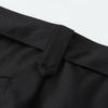 Men's Spring 2026 Casual Trousers - Korean Style, Non-Iron, Loose Tapered Suit Pants with Half Elastic Waist
