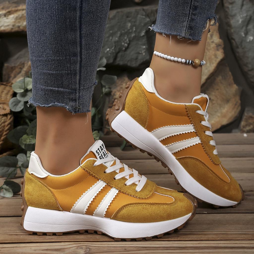 Ladies' Shoes, Thick Soled Shoes, Non Slip Shoes, Breathable Shoes, Casual Shoes, Low Cut Sports Shoes, Suitable for All Seasons, Wear-resistant