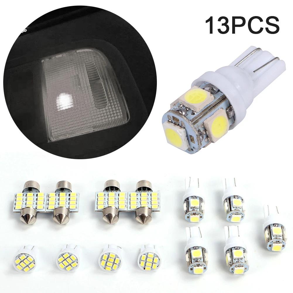 10-42pcs LED Car Interior Lights Bulb T10 6000K SMD LED Replacement License Plate/Reading Light Bulbs Xenon White Interior Light