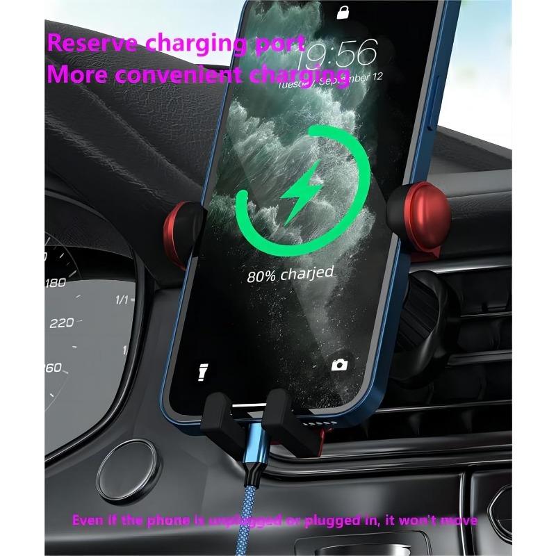 Smiley Face Car Phone Holder Multifunctional Event Navigation Mount Mobile Cell Stand with Hook Tail Clamp for iPhone 16 Samsung