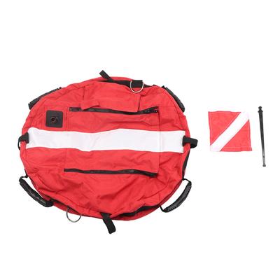 Freediving Inflatable Float Ball Water Surface Floating Board Diving Spearfishing Snorkeling Training Equipmentred