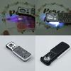 Jewelry Loupe Magnifier With LED UV Light 30X 60X 90X Jewelers Eye Magnifying Glass Fold For Gems Stamps Coins Watches Antiques