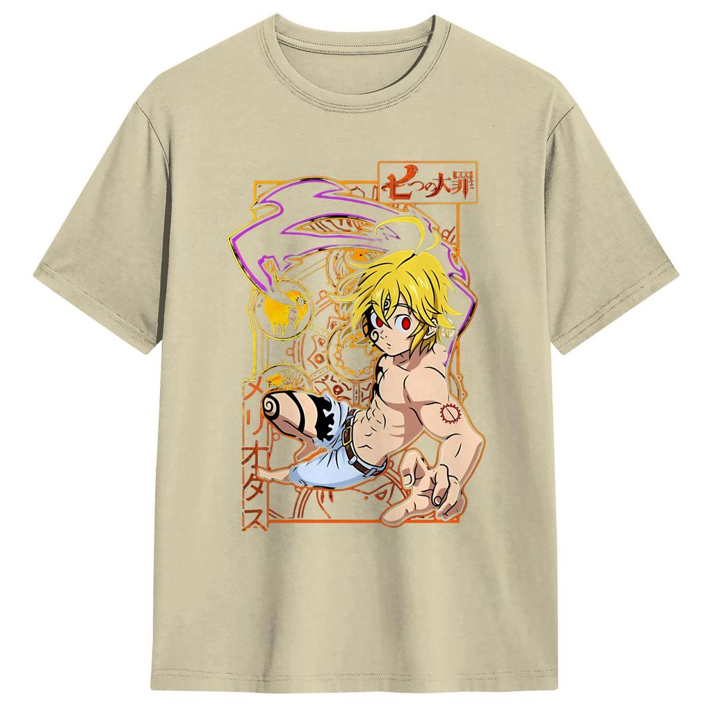 The Seven Deadly Sins Anime T Shirt Summer  Cotton T Shirts For Unisexs Casual Tshirt Short Sleeve YK Funny Tees