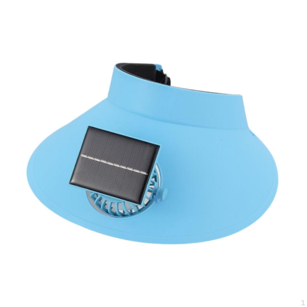 Adjustable Sun Protection Hat with Fan for Hiking And Summer Adventures