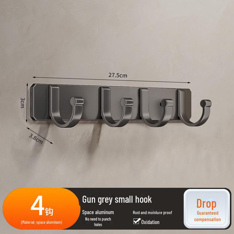 Strong Adhesive Wall Hooks for Kitchen, Bathroom, or Entrance - No Drilling Required